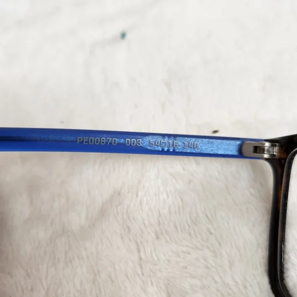 Puma Brown and Blue Men's Prescription Eyeglass Frames with Carrying Cases - Picture 5 of 16